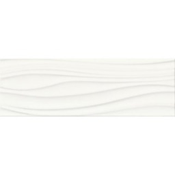 Płytka ścienna WOOL white structure mat 20x60 gat.