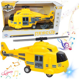 HELIKOPTER RATUNKOWY NA BATERIE ZE ŚWIATEŁKIEM I DŹWIĘKAMI
