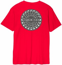 t-shirt męski INDEPENDENT HUSKY REVOLVE TEE Red