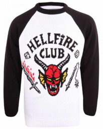 Sweter Stranger Things - Hellfire Club (rozmiar XL)