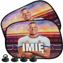 ZASŁONKI PRZECIWSŁONECZNE DO AUTA KYLIAN MBAPPE REAL MADRYT