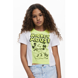 Dwukolorowa koszulka Mickey i Minnie mouse