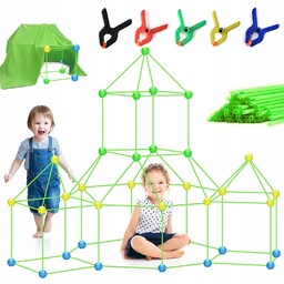 Rurki Konstrukcyjne Słomki Klocki Namiot Zestaw Do Budowania