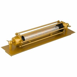 Podłużny kinkiet ścienny Retro Loft ABIGALI-KR-E27-GOLD metalowy złoty
