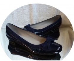 balerina granat skóra 43