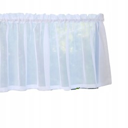 Gładka Zazdrostka Do Kuchni, Woalowa Bez Zdobień 200