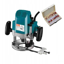 Frezarka górnowrzecionowa elektryczna do drewna 1600 W zestaw