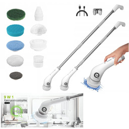 MOP OBROTOWY ELEKTRYCZNA SZCZOTKA DO CZYSZCZENIA 9W1