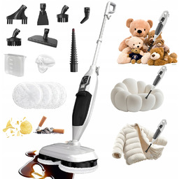 Mop Parowy Myjka Parowa 2W1 1300W Rotacyjny