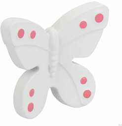 Gałka meblowa H143 Motyl Plastikowa Biała