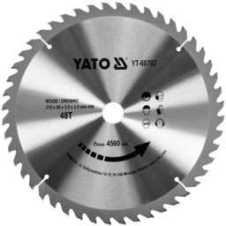 Yato TARCZA WIDIOWA DO DREWNA 315X48TX30 YT-60792