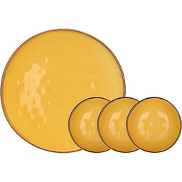 Różowe i tulipany, zestaw płaskich aperitifów z 3