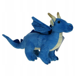 Baśniowe ZOO: Maskotka pluszowy Smok niebieski 28cm (49125)