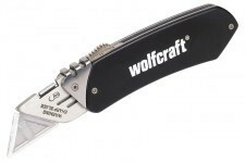 WOLFCRAFT Nóż aluminiowy z wysuwanym ostrzem trapezowym 4124000