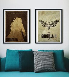 Godzilla - zestaw plakatów fine art giclee