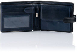 Portfel męski Visconti TR-35 RFID - granatowy