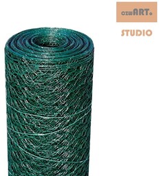 Siatka hodowlana woliera zielona 25x25mm/1,00m - 10m