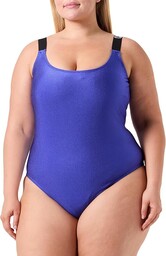 Calvin Klein Damskie Scoop Back One Piece, Midnight