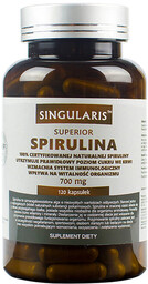 Singularis Superior Spirulina 700 mg, 120 kapsułek