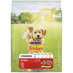 karma dla psów FRISKIES Active, bogata w mięso,