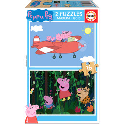 Educa, puzzle, Świnka Peppa, 2x16 el.