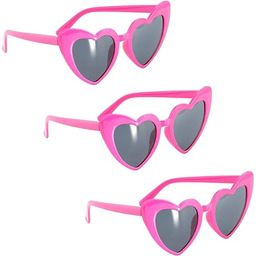 Chaks okulary w kształcie serca dla kobiet, zestaw