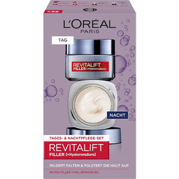 L''Oréal Paris Zestaw do pielęgnacji twarzy, przeciwstarzeniowy, hialuronowy,