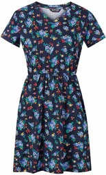 Regatta Damska sukienka Havilah Casual niebieski Navy Floral