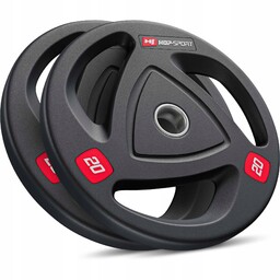 Zestaw obciążeń olimpijskich 2x20kg do sztangi gryfu hantli