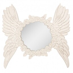 Lustro Shabby Chic ze Skrzydłami A Clayre &