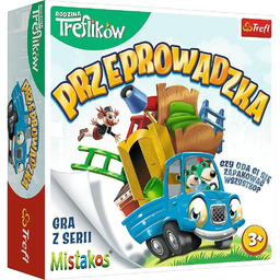 Gra rodzinna Przeprowadzka z Rodziną Treflików 21 elementów