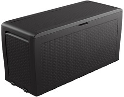 Keter Skrzynia ogrodowa Samoa Rattan antracyt 270l, 117