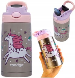 Bidon ze Słomką Contigo Easy Clean 420ml Unicorn