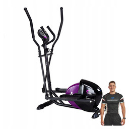 Magnetyczny trenażer eliptyczny H9249V fioletowy