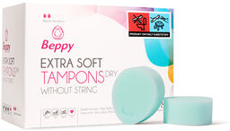 Beppy Tampons Dry Regular, tampony gąbkowe, bez sznureczków,