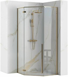 Rea Kabina Prysznicowa Rea DIAMOND 100x100 GOLD