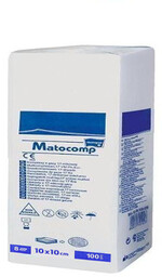 Matocomp Kompresy niejałowe z gazy 10 x 10