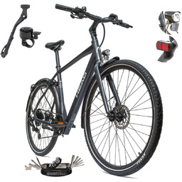 Rower Elektryczny Męski Trekkingowy 28 HEAD 250W Bafang