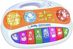 Bontempi BabyKeyFun: 8-klawiszowa klawiatura dla małych muzyków, 255x175x70