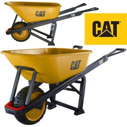 Taczka ogrodowa budowlana CATERPILLAR J-Series Steel 500kg Flat-Free