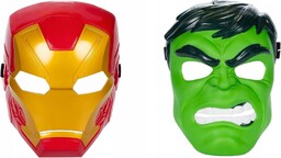 Marvel Avengers Zestaw 2 Maski Bohaterów Iron-Man