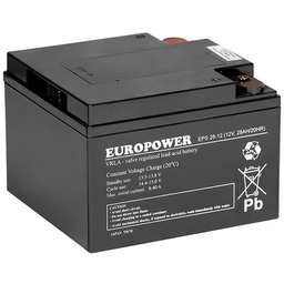 Akumulator Bateria Agm Vrla Europower Eps 28Ah 12