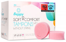 Beppy Tampons Wet Regular, tampony gąbkowe, bez sznureczków,