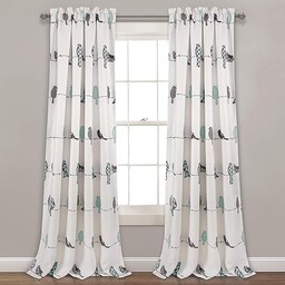 Lush Decor Rowley Birds Panele zasłonowe z filtrem