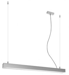 Lumes Srebrna lampa wisząca LED liniowa 4000 K
