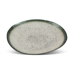 Eurofirany Patera 27x27x3 Monte zielona ze szkła artystycznego