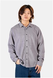 koszula REELL - Strike Shirt Grey Purple (200)