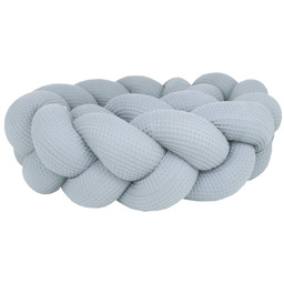 Ochraniacz Do Łóżeczka Warkocz ''Wafel Szary'' - 210Cm