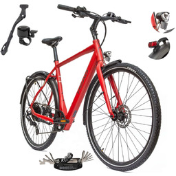 Rower Elektryczny Męski Trekkingowy 28 HEAD 250W Bafang