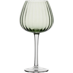 Thun Rose & Tulipani - zielony kieliszek szklany